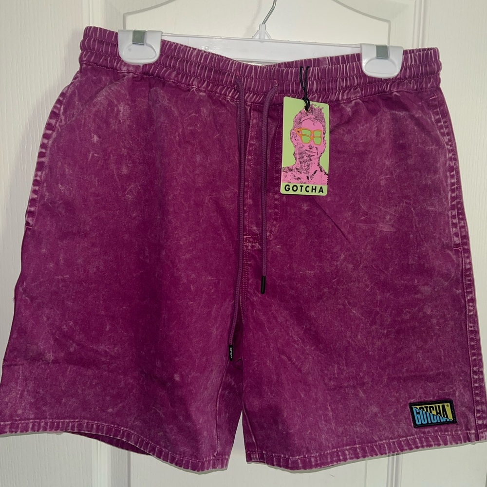NWT Gotcha Psychedelic Shorts
